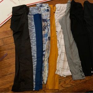 Lot of 7/8 girls legging variety of name brands